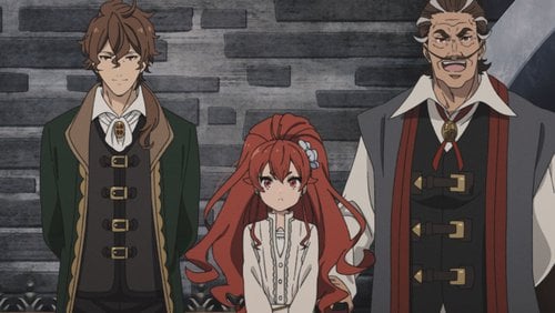 rudeus greyrat, iwatani naofumi, falma de medicis, dahlia rossetti, ken  usato, and 1 more (mushoku tensei and 4 more)