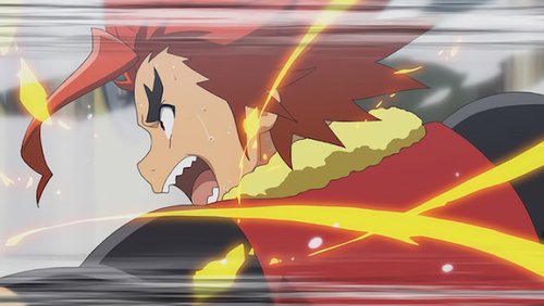 Shu Kurenai attacking - Beyblade Burst - Posters and Art Prints