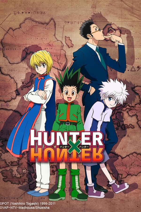 Hunter x Hunter, anime, silhouette, stars, planet