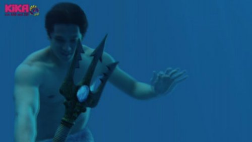 Mako Mermaids: Zac's Choice, S1, E23  The mermaids finally learn how to  use Moon Rings. Meanwhile, Zac finds the trident. When he and Lyla fight  over it, she is knocked unconscious.