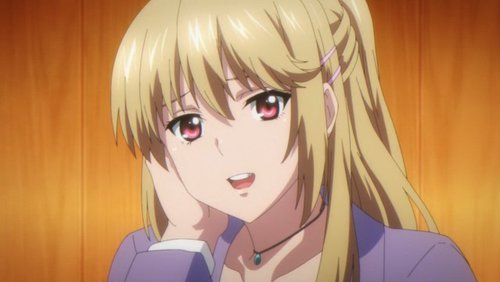 Asagi confesses her love to kojo, strike the blood S5 ep.2